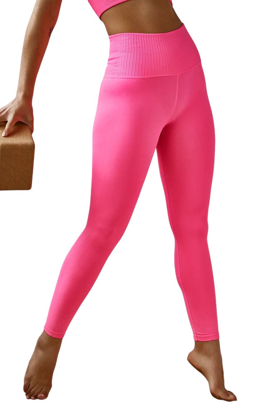 Free People Movement High Rise Hot Pink 7/8 Good Karma Leggings Size Medium